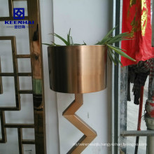 Stainless Steel Metal Mini Flower Vase Decorative Plant Pots